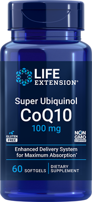 沿寿LIFE - 超级泛醇辅酶Q10 100毫克 60粒软胶囊