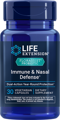 沿寿LIFE - FLORASSIST益生菌免疫与鼻腔防护 30粒素食胶囊