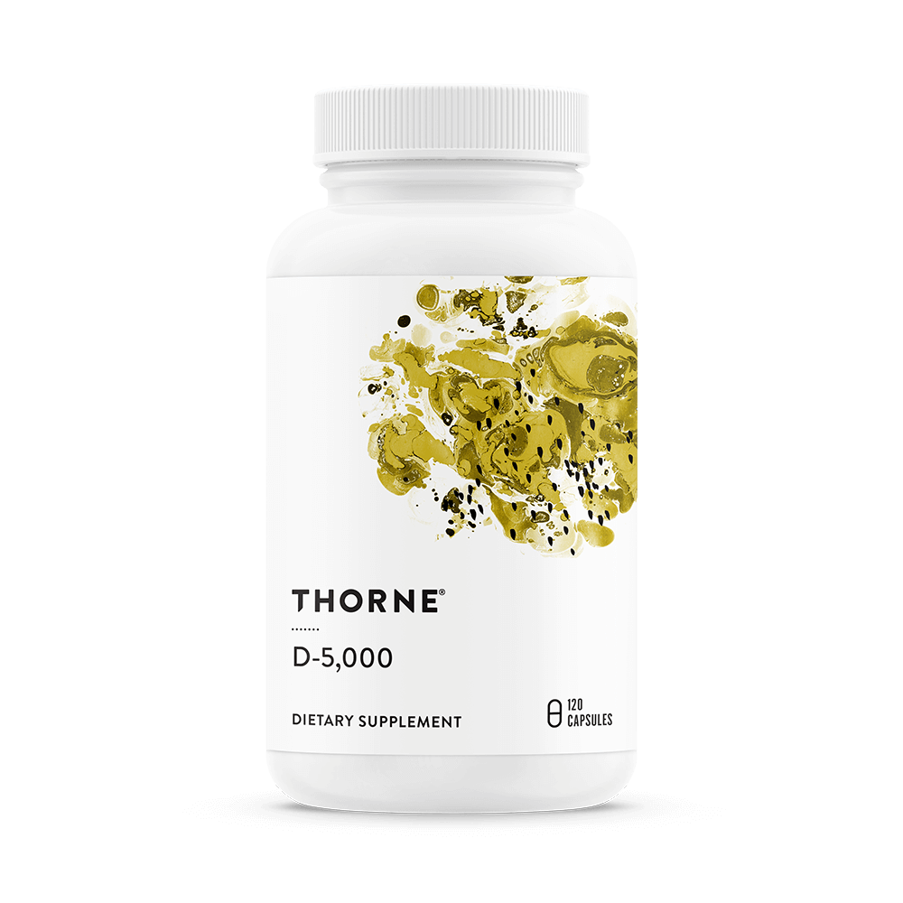 悦恩THORNE - 维生素D3 5000国际单位 NSF运动认证 120粒胶囊