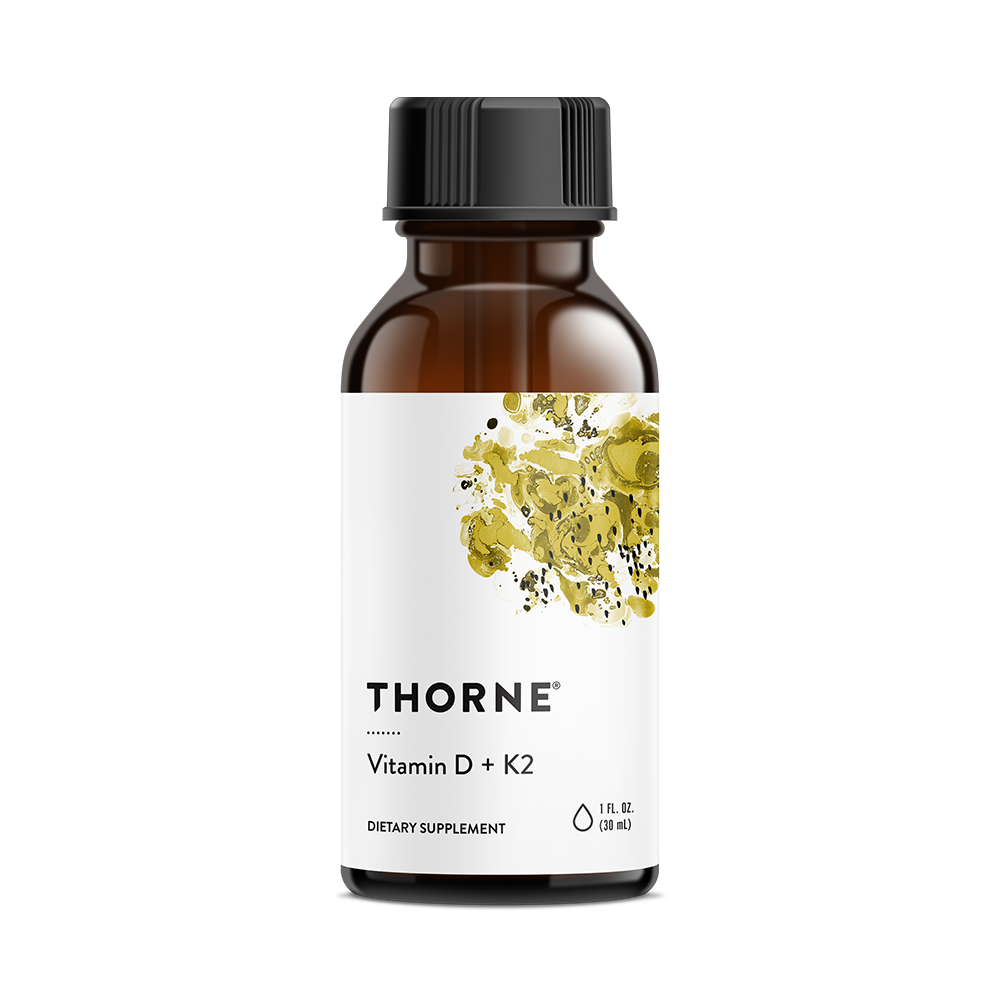 悦恩THORNE - 维生素D3和K2滴剂 1200滴