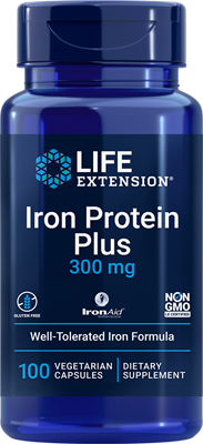 沿寿LIFE - 铁蛋白补充剂 300毫克 100粒素食胶囊