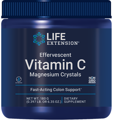 沿寿LIFE - 泡腾维生素C镁晶体 180克