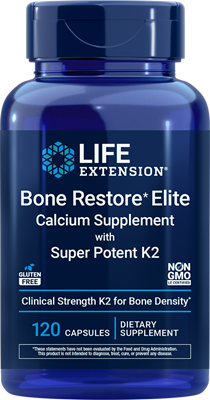 沿寿LIFE - 强效K2骨骼重建精英配方 120粒胶囊