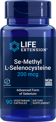 沿寿LIFE - 硒-甲基 L-硒代半胱氨酸 200微克 90粒素食胶囊