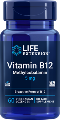沿寿LIFE - 维生素B12 甲钴胺 5毫克 60粒素食含片