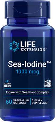 沿寿LIFE - 海藻碘 1000微克 60粒素食胶囊