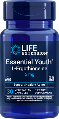 沿寿LIFE - 青春必备L-麦角硫因 5毫克 30粒素食胶囊