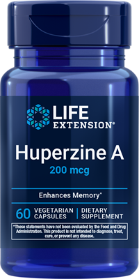 沿寿LIFE - 石杉碱甲 200微克 60粒素食胶囊