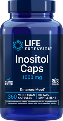 沿寿LIFE - 肌醇 1000毫克 360粒素食胶囊