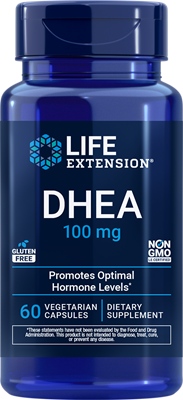 沿寿LIFE - 脱氢表雄酮 100毫克 60粒素食胶囊
